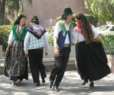 Italian Folkl Dancers - Columbus Day Event, Los Angeles