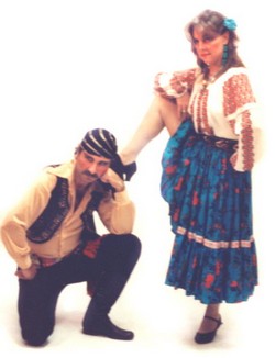 Performers in Gypsy costume for your corporate event