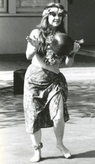 Hawai'ian Dancer with Ipu