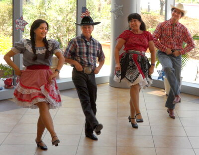 Hire American folk dancers for a party, wedding or birthday in Los Angeles and Orange County