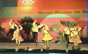 Greek dances at the "Westside Welcomes the World" venue