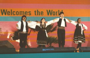 LA Olympics - Greek dancers